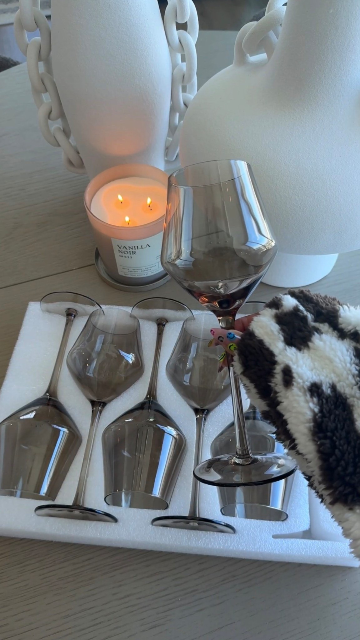The cutest neutral wine glasses 🤎✨

They look smoky grey on camera but in person give that soft amber tone—so pretty and perfect for hosting or everyday use 🕯️🍷

Such a good find.

#ltkhome #ltkfindsunder50 #ltkfindsunder100 #amazonhome #homedecorfinds #neutralhome #hostingessentials #cozyhome #tabledecor #amazonfinds


#LTKSeasonal #LTKHome #LTKdayinmylife