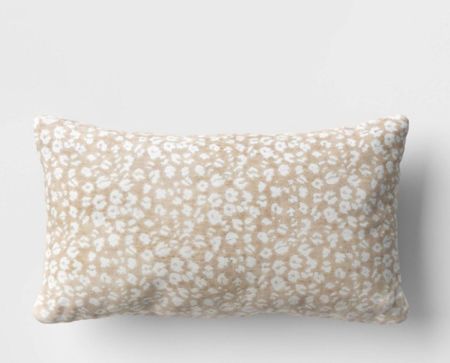Velvet Jacquard Cheetah Lumbar Throw Pillow Beige - Threshold™ 

#LTKHome #LTKFindsUnder50