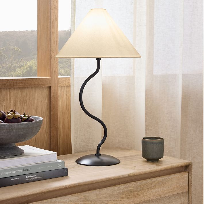 Zigzag Table Lamp (24") | West Elm (US)