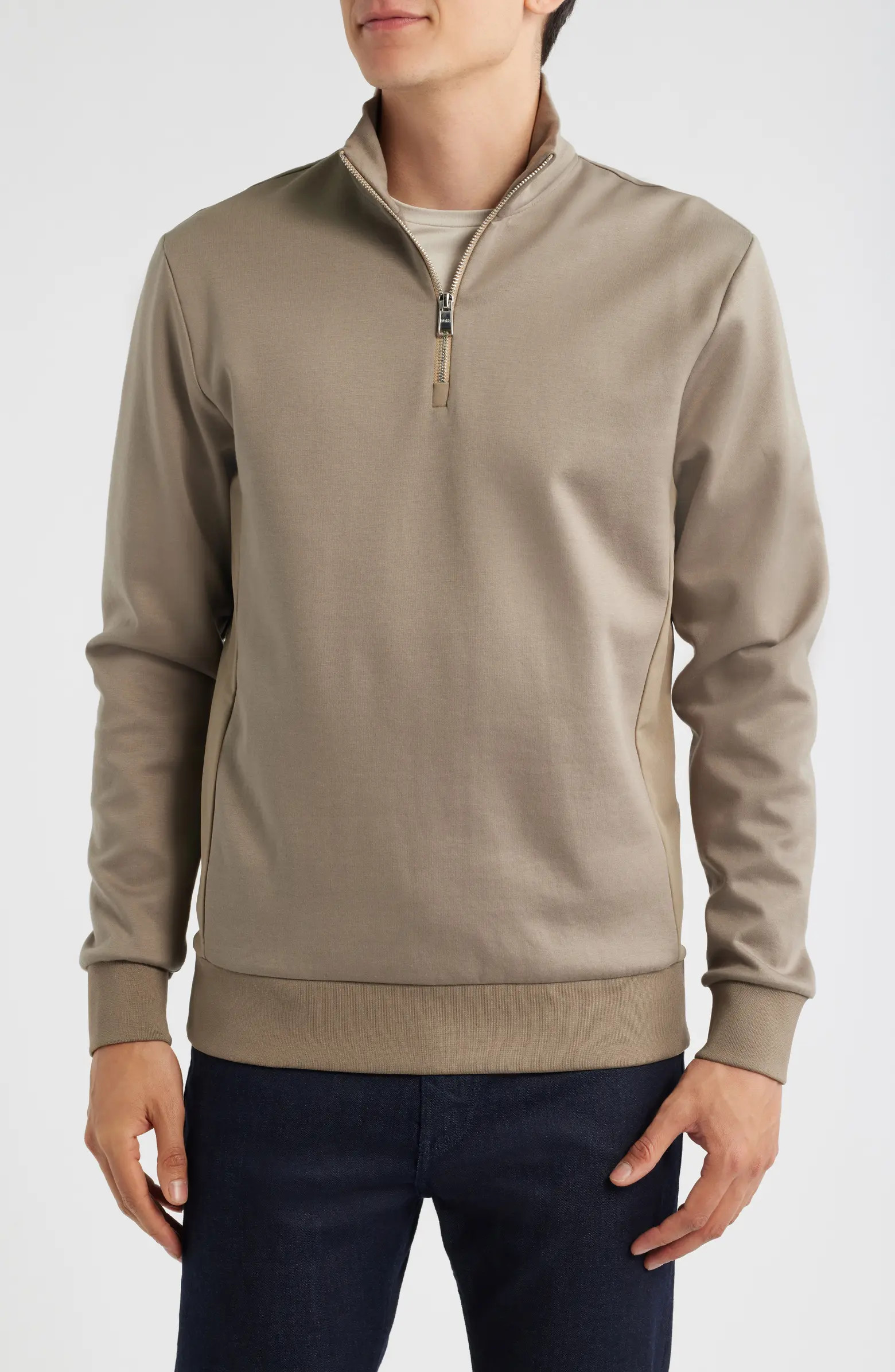 BOSS Sidney Quarter Zip Pullover | Nordstrom | Nordstrom