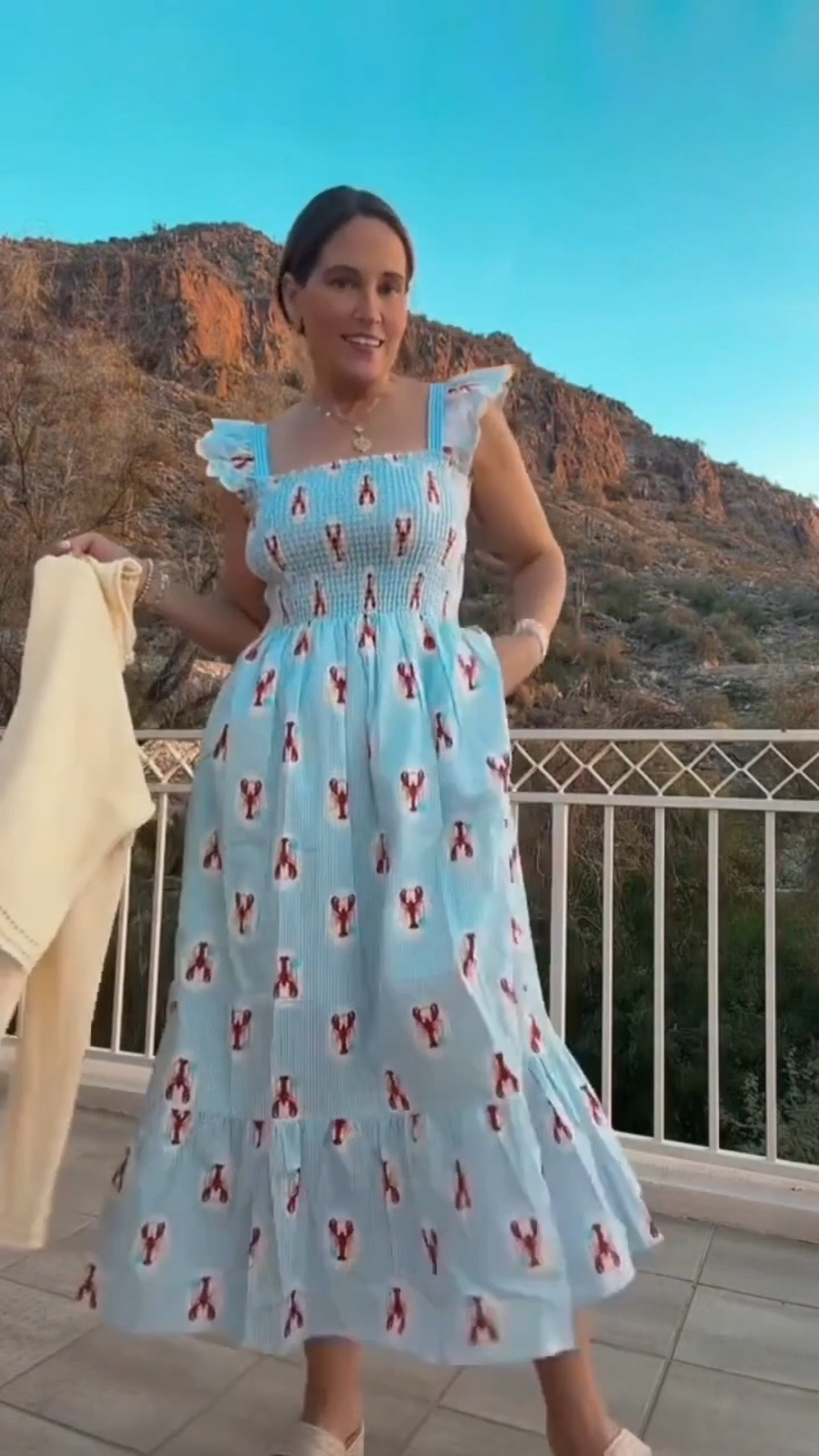 Resort wear that is absolutely stunning. The colors and effortless flow of this look make it feel elevated and vacation-ready. It’s the perfect outfit to pack when you want to feel confident, chic, and ready for anything by the water.

#LTKMidsize #LTKSeasonal #LTKOver40