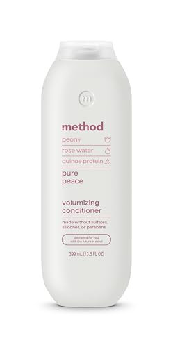 Method Volumizing Conditioner, Pure Peace – for Thicker, Fuller Looking Hair and Safe for Color-Treated Hair – Sulfate-Free, Paraben-Free and Cruelty-Free – 13.5 oz | Amazon (US)