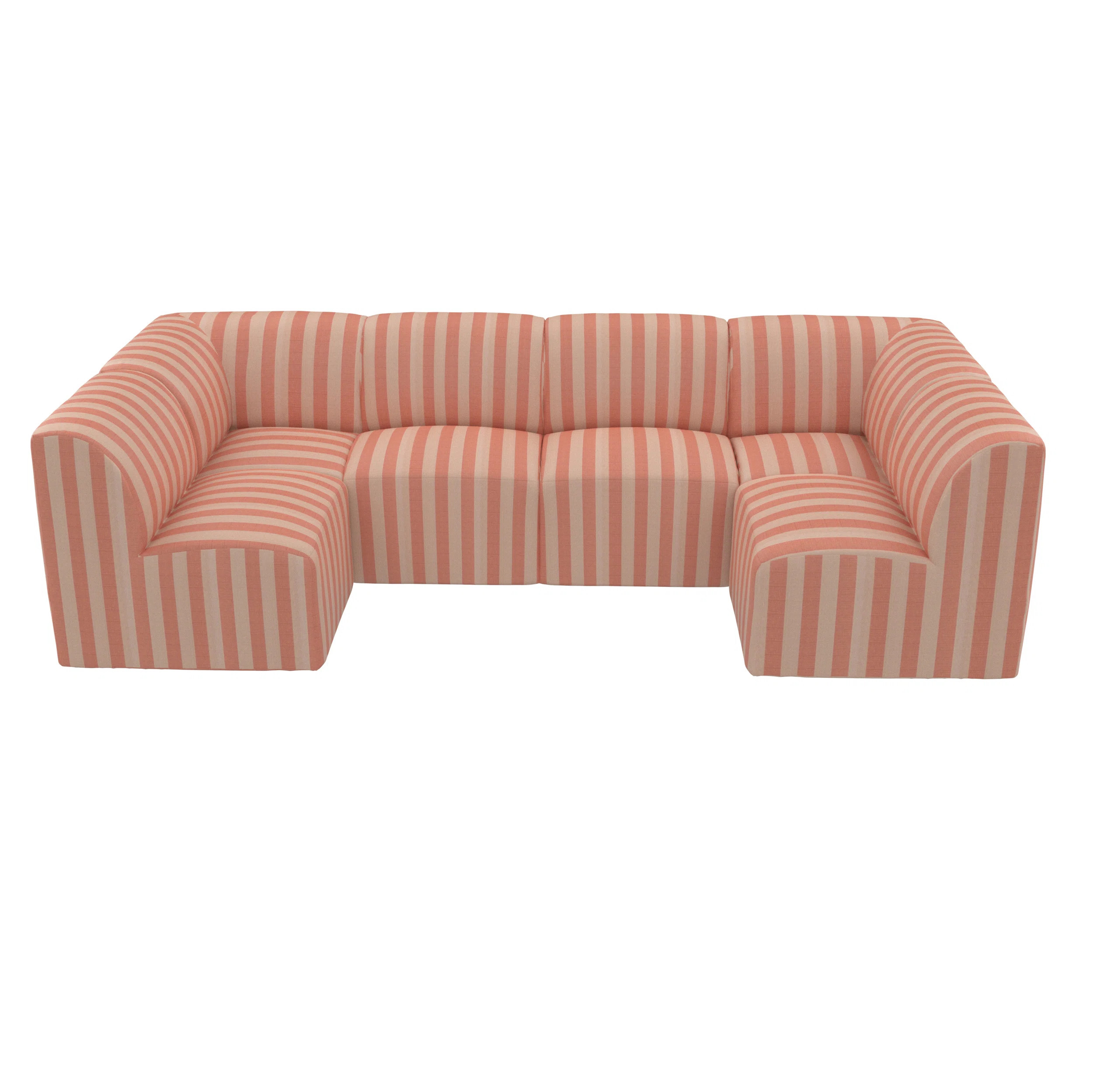Praia 124" Sunbrella® Modular Outdoor U Sectional | Joss & Main