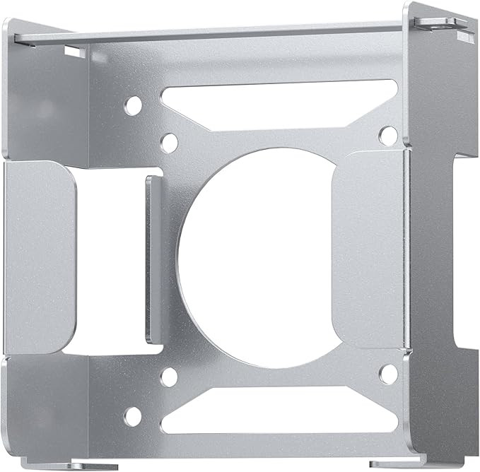 Fasgear Mac Mini M4 Vesa Mount Pure Aluminum, Under Desk Mounting Bracket for Monitors with Anti-... | Amazon (US)