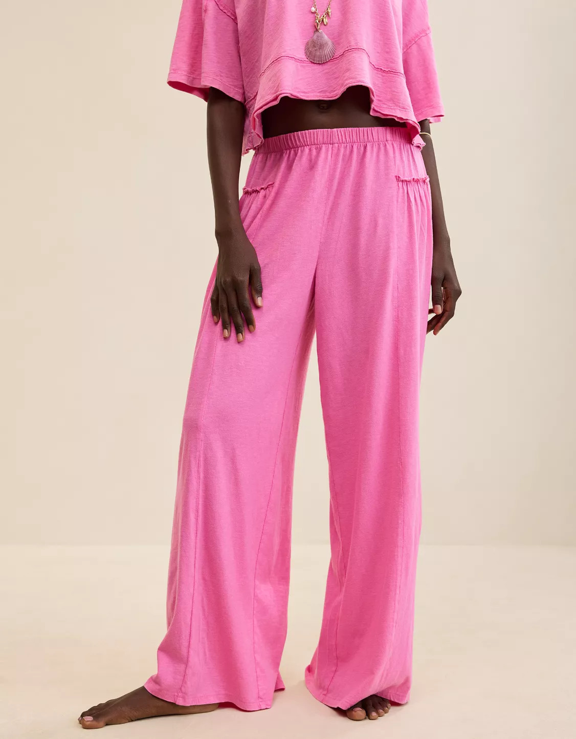Aerie Happiest Wide Leg Pant | Aerie