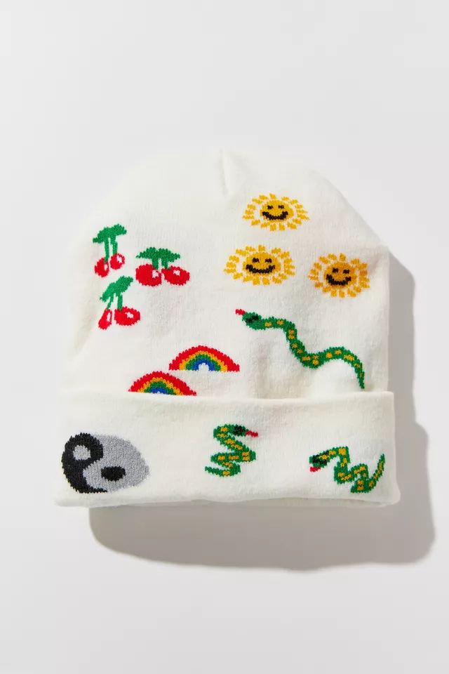 Coney Island Picnic Art Doodles Beanie | Urban Outfitters (US and RoW)