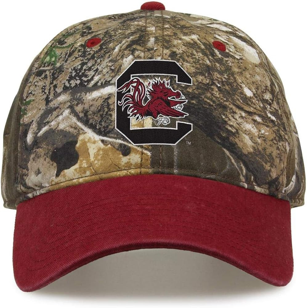 The Game/MV Sports South Carolina Gamecocks Camo Hat Edge Camo Two-Tone Cap | Amazon (US)