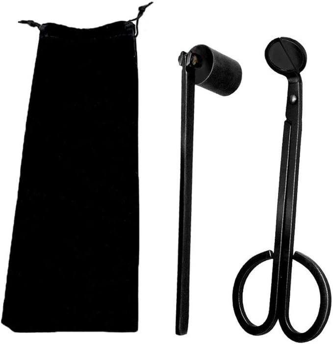 AuroTrends Candle Trimmer Set, Candle Wick Trimmer Candle Cutter, Candle Snuffer with Velvet Bag,... | Amazon (US)