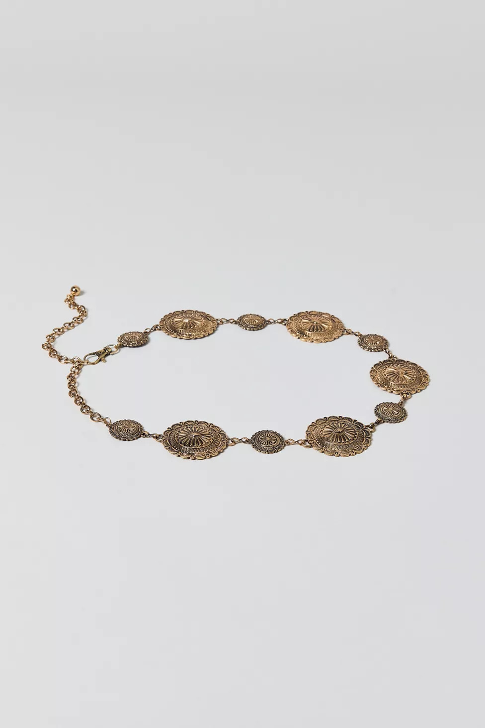 Distorted Western Circle Metal Chain Belt | Urban Outfitters (US and RoW)