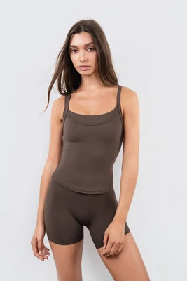 Cloud II® Layered Tank - Milk Chocolate | Vitality