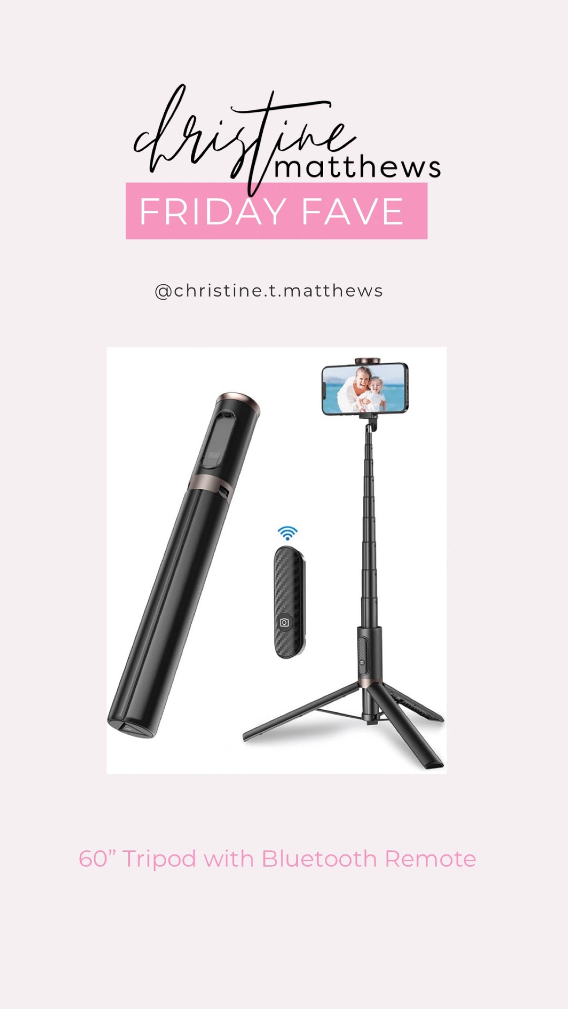 I have been loving my new tripod! I love that if folds up very compactly so it is easy to travel with as well! 

#LTKsalealert #LTKunder50 #LTKFind