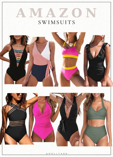 Amazon swimsuits bathing suits beach vacation swimsuit swimwear amazon finds 

#LTKswim #LTKunder50 #LTKunder100