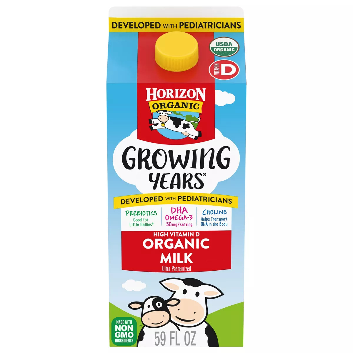 Horizon Organic Growing Years Whole Milk with DHA Omega-3 - 59 fl oz | Target