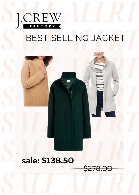 JCrew wool blend jacket on major major sale! 50% off #competition

#LTKsalealert #LTKSeasonal #LTKSale