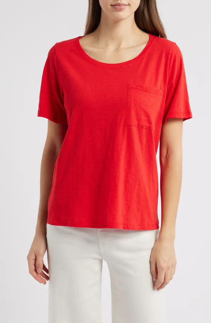 Crewneck Pocket Organic Cotton T-Shirt | Nordstrom