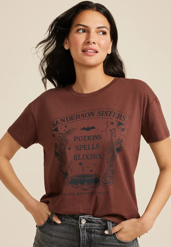 Sanderson Sisters Relaxed Fit Graphic Tee | Maurices