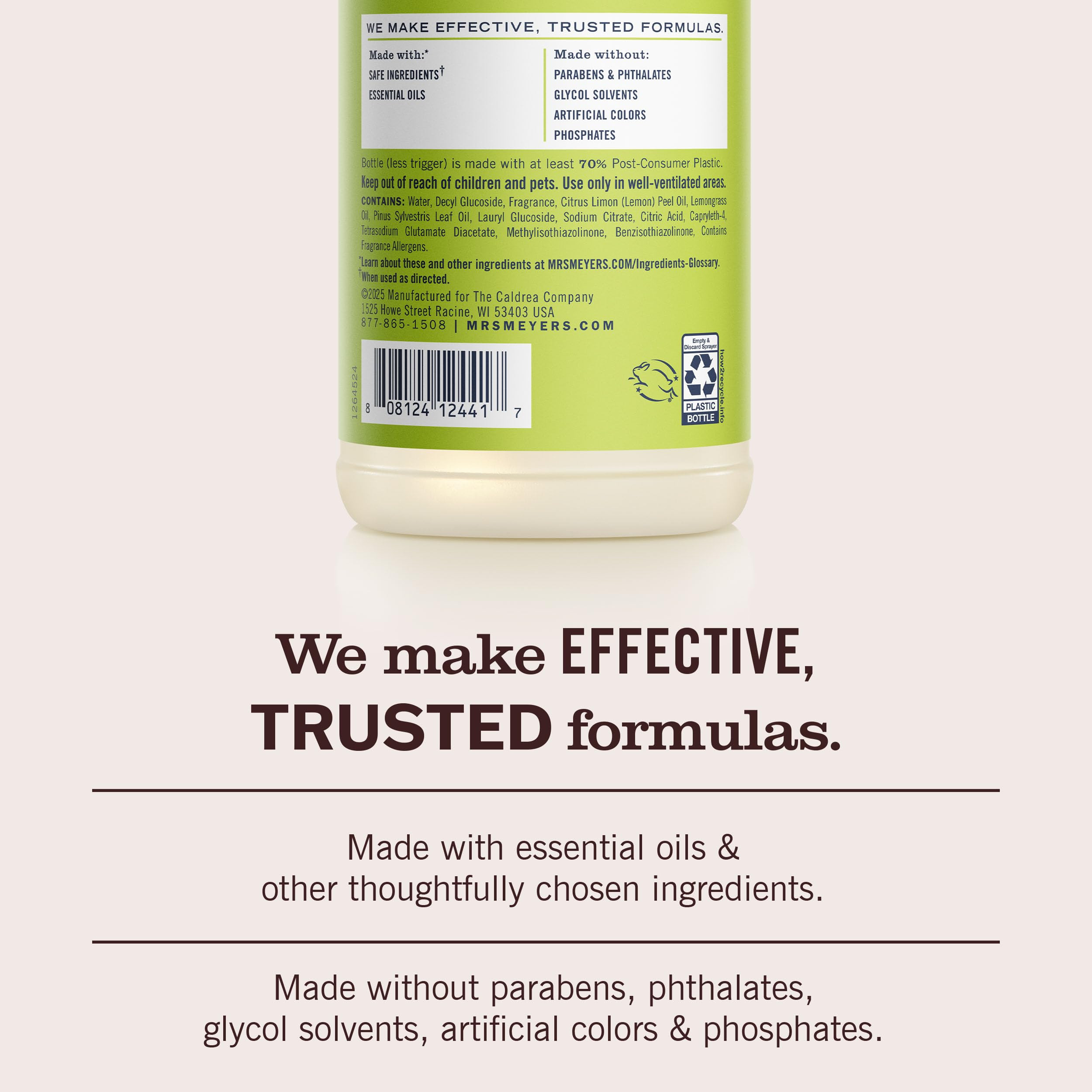 Amazon.com: MRS. MEYER'S CLEAN DAY All-Purpose Cleaner Spray, Cruelty Free Formula, Lemon Verbena... | Amazon (US)