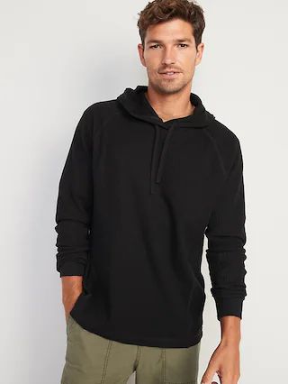 Thermal-Knit Pullover T-Shirt Hoodie for Men | Old Navy (US)