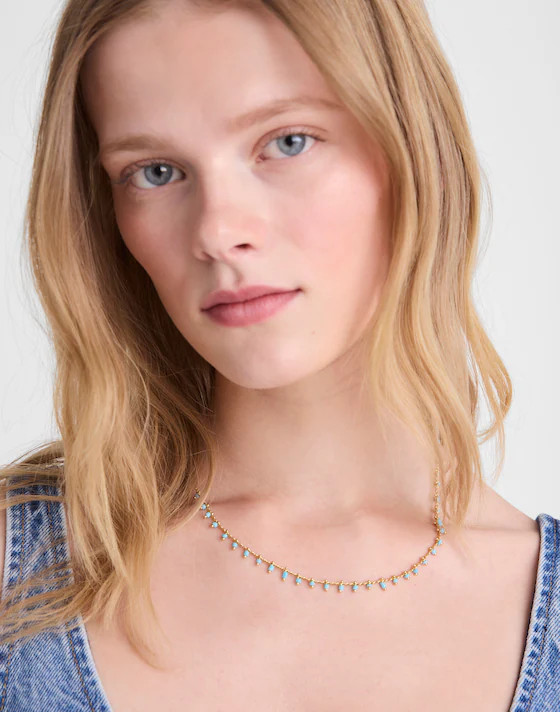 Enamel Chain Choker Necklace | Madewell