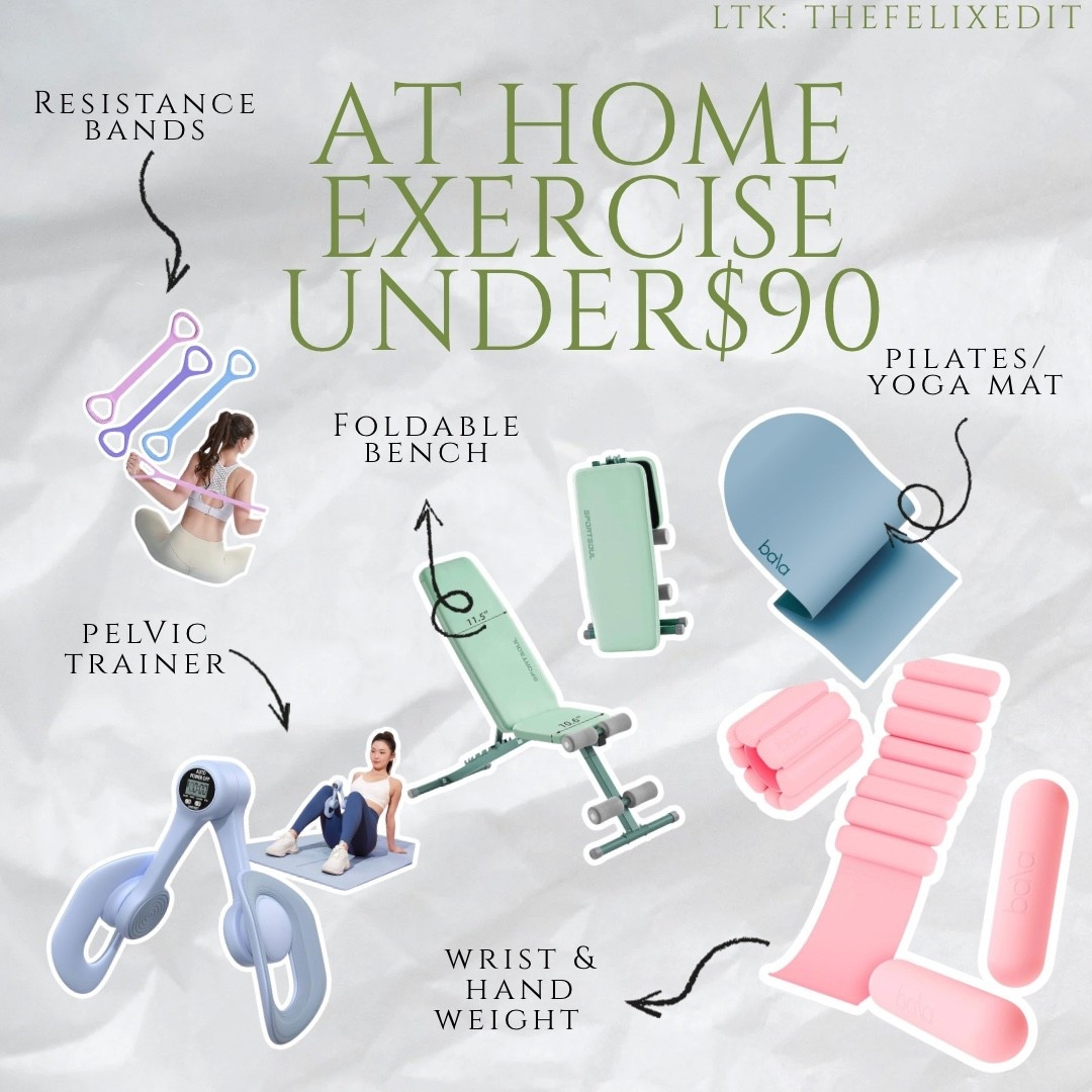 As a mom I know it can be difficult to make it to the gym sometimes. But no excuses, because we’re bringing back up! I’ve curated the best space saving multi use products to keep you on track. One of my personal favorites is the Bala mat. I have it in sage and I just feel so happy when I use it. 🩷 most of the items are on sale right now, so act fast!

#LTKmomlife #LTKActive #LTKSaleAlert