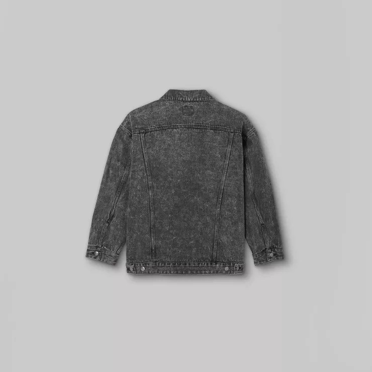 Women's Oversized Denim Trucker Jacket - Wild Fable™ | Target
