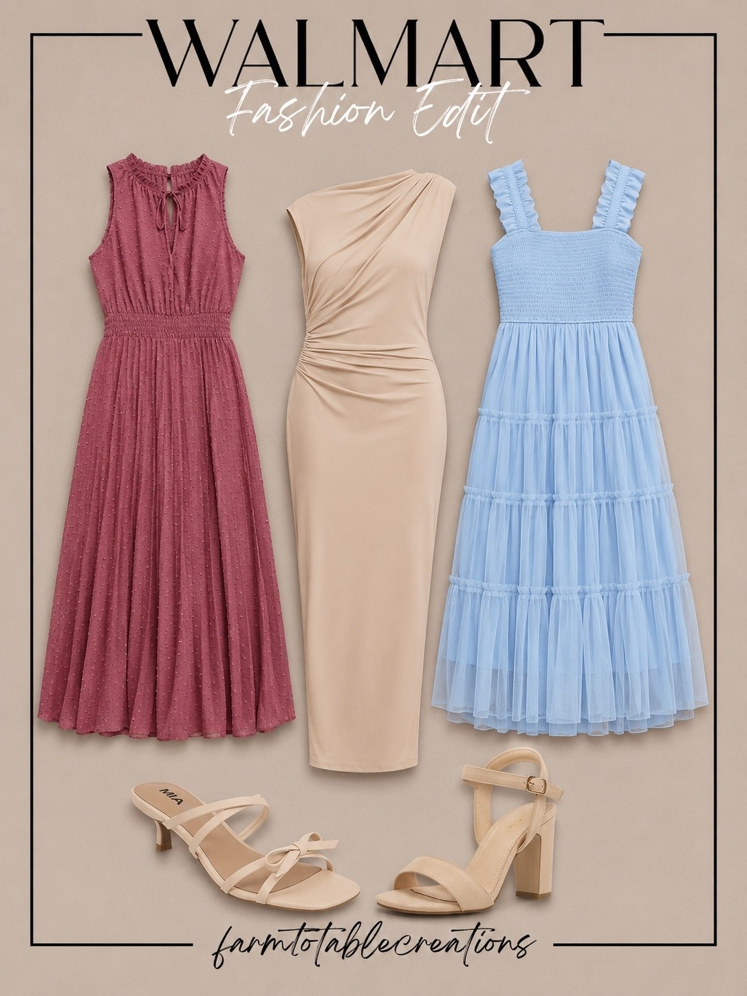 Wedding Guest, Date Night & Summer Events ✨🤍

If you’re looking for dresses that feel expensive without the designer price tag, this Walmart fashion edit delivers. From the romantic dusty rose maxi and chic one-shoulder midi to the dreamy blue tiered dress, these pieces are perfect for weddings, showers, vacation dinners, and every special occasion in between. Pair them with neutral heels and simple accessories for an effortlessly polished look.

Beautiful dresses, flattering silhouettes, and budget-friendly prices—what’s not to love?

Follow @farmtotablecreations on Instagram for more fashion finds, outfit inspiration, and affordable style. 🤍

#LTKStyle #WalmartFashion #WeddingGuestDress #SummerStyle #DateNightOutfit #AffordableFashion #WalmartFinds #SpecialOccasionStyle #FashionFinds #MidiDress #MaxiDress #SummerWedding #VacationStyle #DressSeason #OOTD #StyleInspiration #BudgetFriendlyFashion #LTKFashion #FarmToTableCreations #TrendingStyles

#LTKWedding #LTKOver40 #LTKSaleAlert