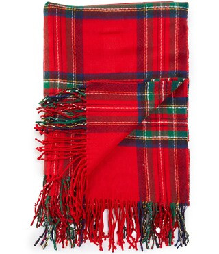 Holiday Collection Emory Plaid Carriage Throw | Dillard's