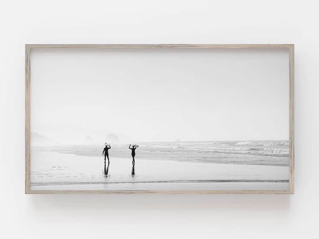 Samsung Frame TV Art Beach Wave Digital Art Art for Frame Tv Frame Art Tv Coastal Art Frame Tv Sa... | Etsy (US)