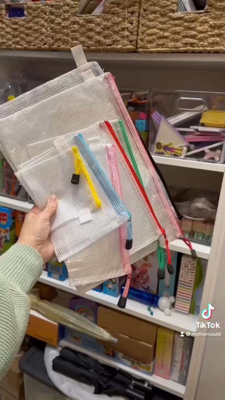 Organize your life with these mesh zipper pouches! We use them for everything 🙌

#LTKhome #LTKFind #LTKkids