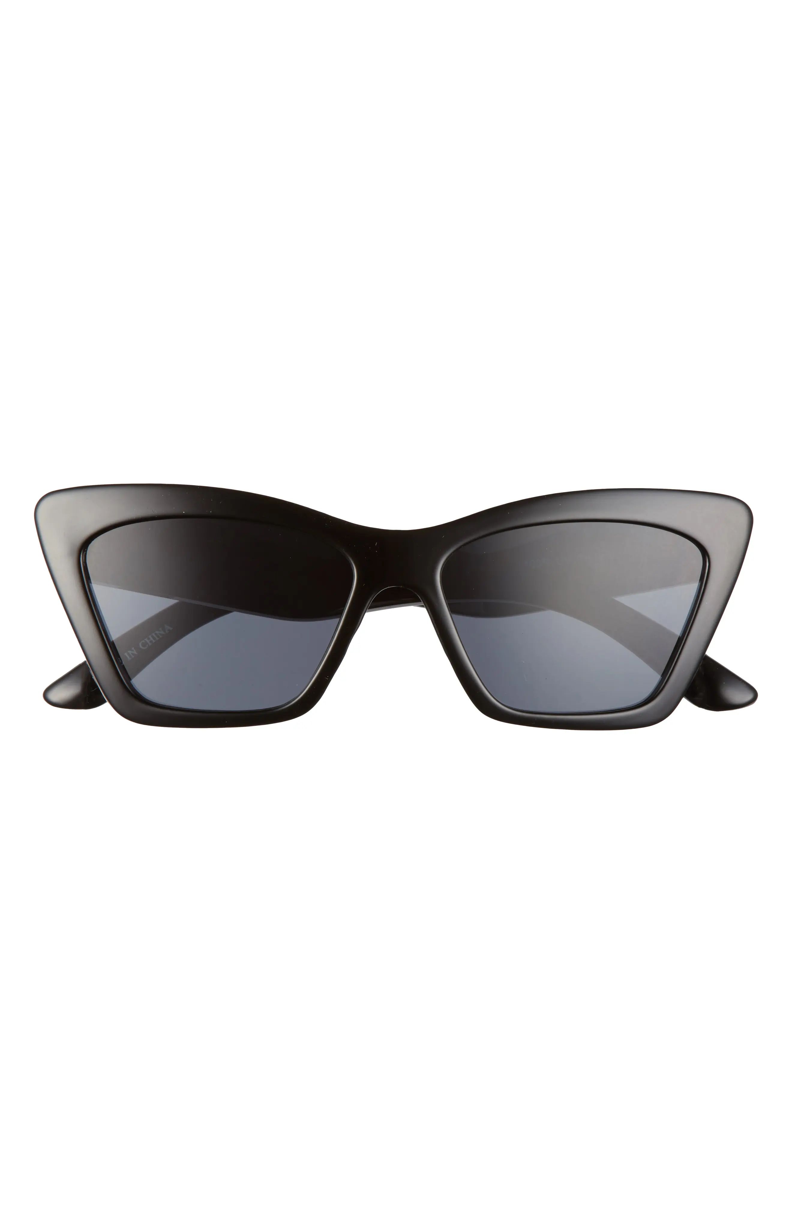 Women's Bp. Rectangle Cat Eye Sunglasses - Black | Nordstrom