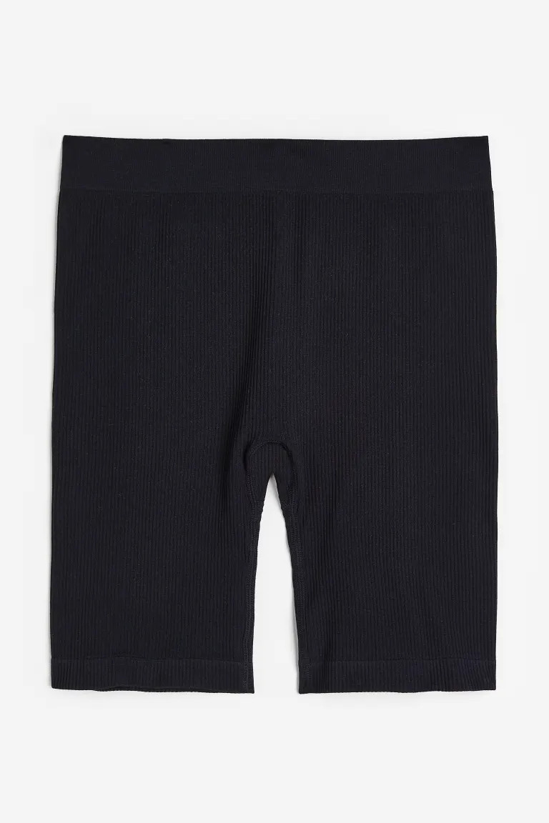 Gerippte Radlershorts Seamless | H&M (DE, AT, CH, NL, FI)