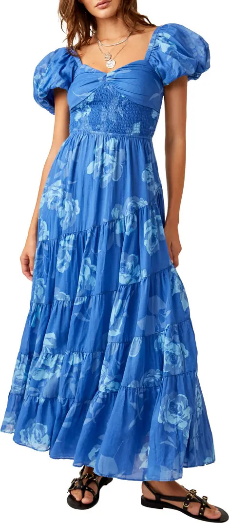 Free People Sundrenched Floral Tiered Maxi Sundress | Nordstrom | Nordstrom