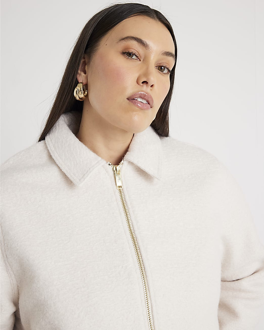 Cream Harrington Jacket | River Island UK & IE