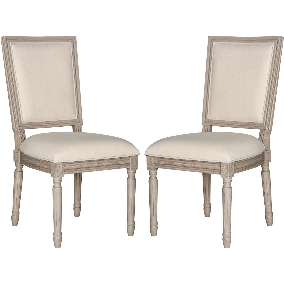 Buchanan 19''H French Brasserie Rectangle Side Chair (Set of 2)  - Safavieh | Target