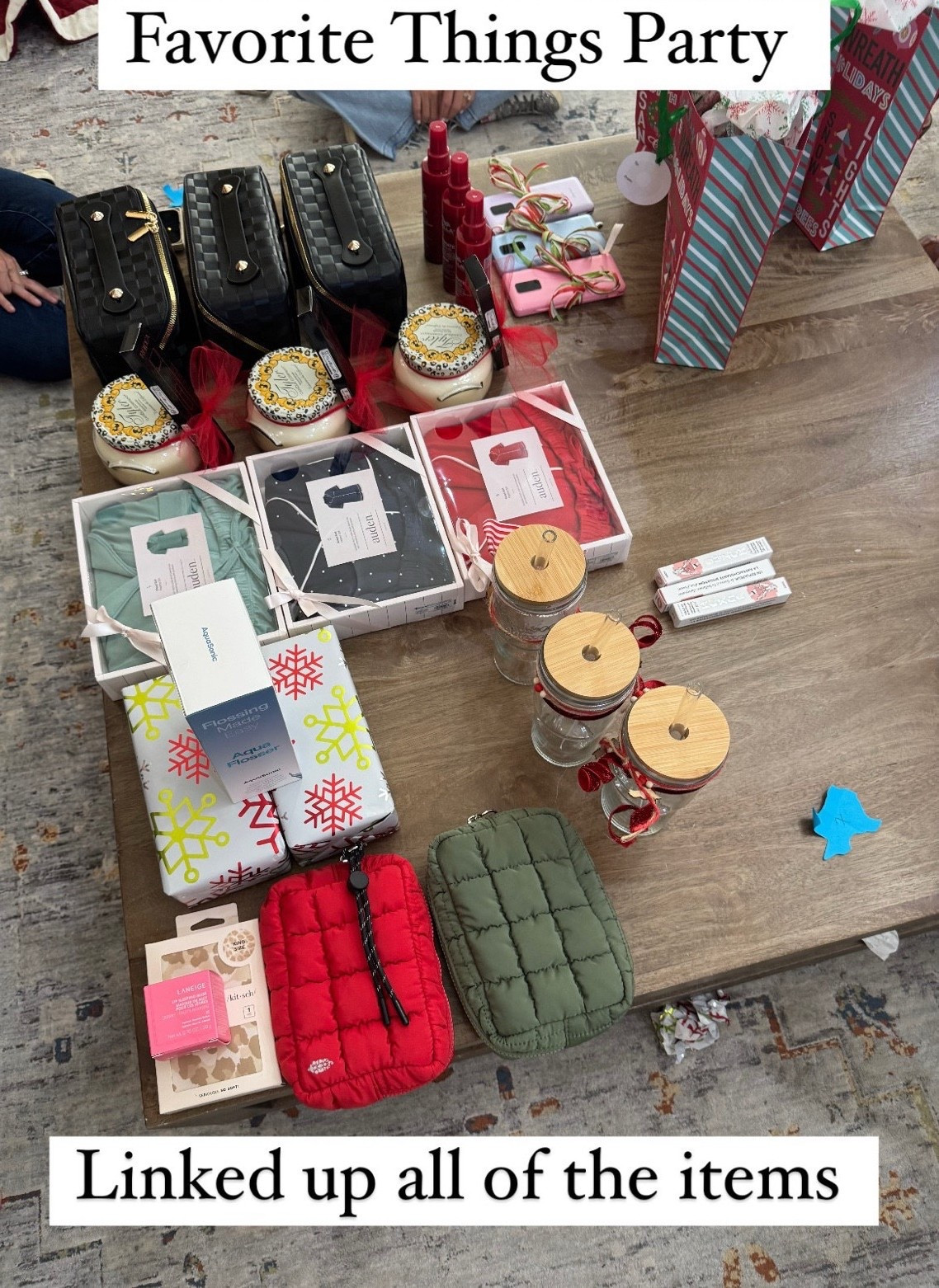 Favorite things party items, gifts for her, gift guide, gift ideas, 
#giftsforher #giftguide 

#LTKSaleAlert #LTKGiftGuide #LTKHoliday