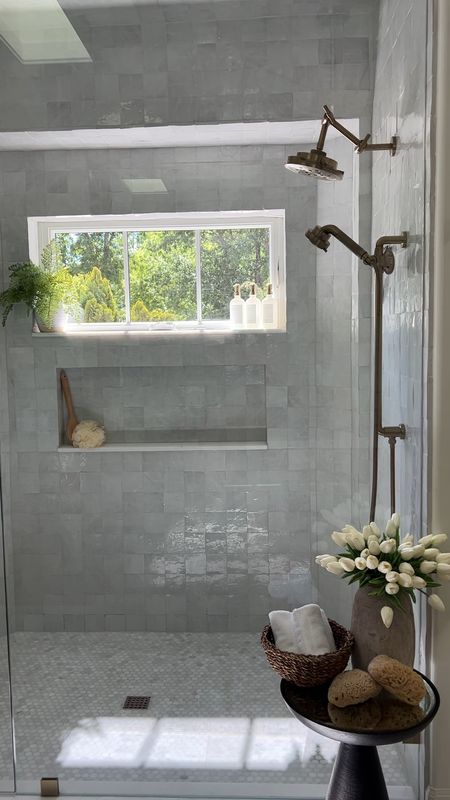 Bathroom Fixtures, tile and decor

Zellige tile,

#LTKVideo #LTKhome #LTKstyletip