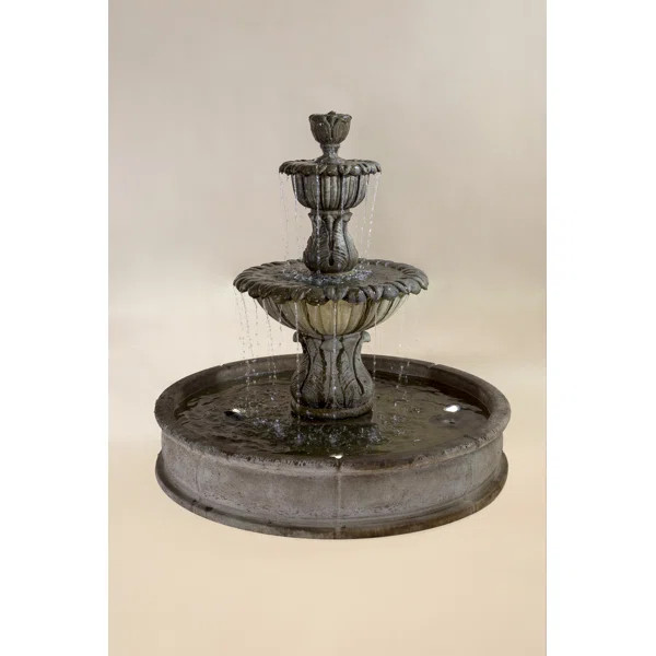 Marsden Concrete Brevis Pond Fountain | Wayfair Professional