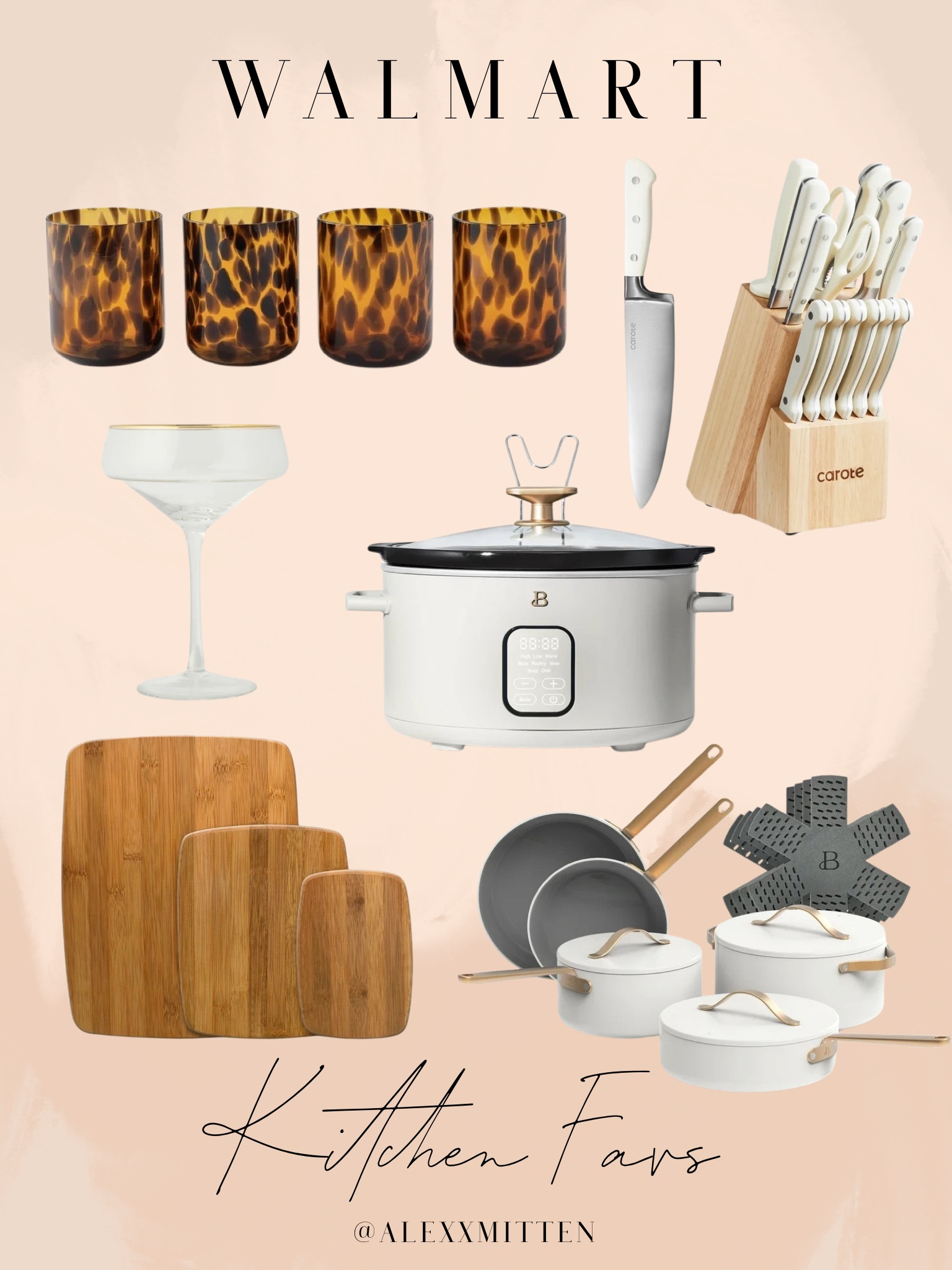Walmart Kitchen Favorites and Sale items 

Walmart | kitchen | crockpot | wood cutting board | pots and pan set | knife set | coupe glasses | tortoise glasses | sale 



#LTKSaleAlert #LTKHome #LTKFindsUnder50
