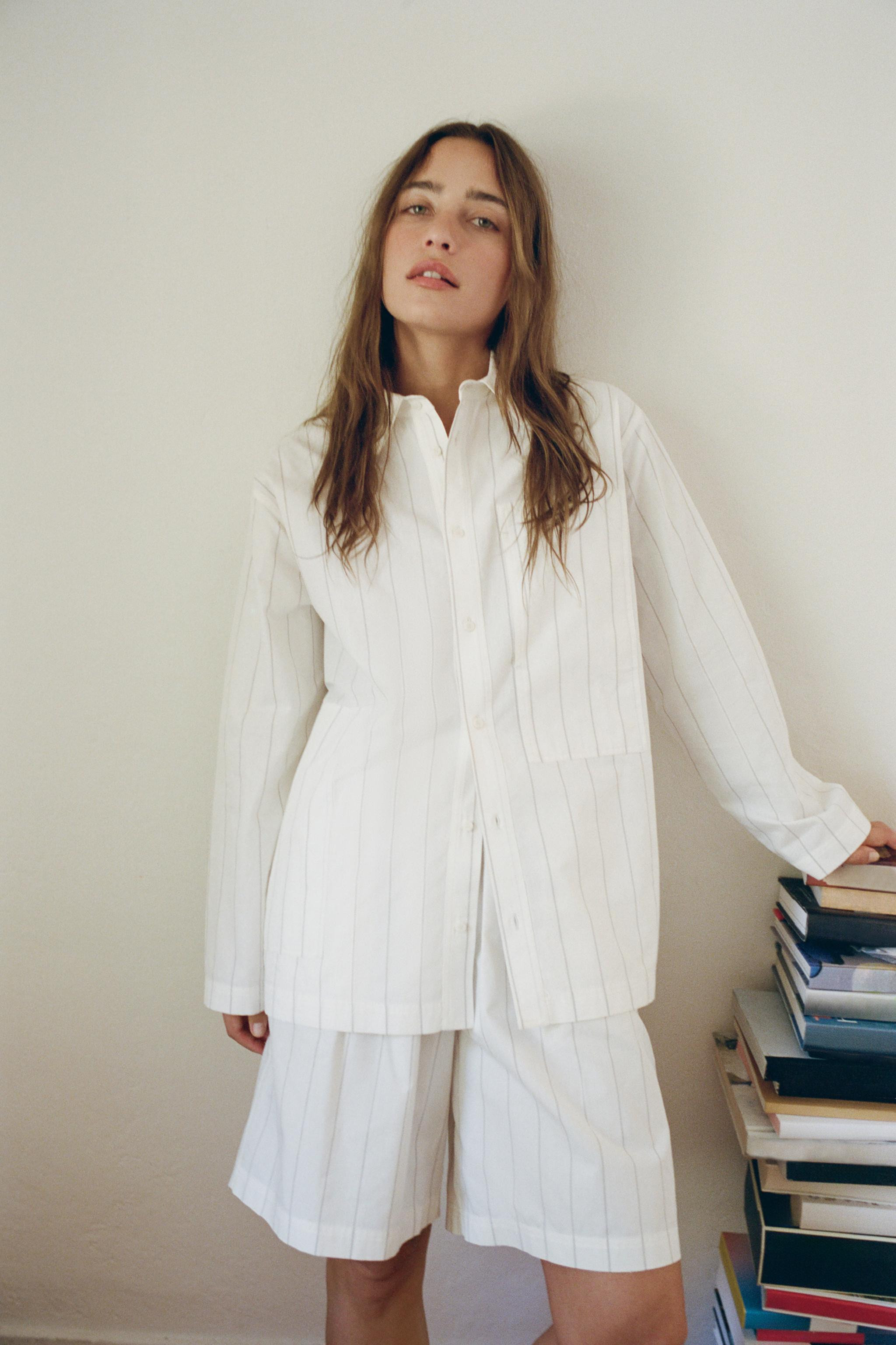 STRIPED PYJAMA SHIRT | Zara UK