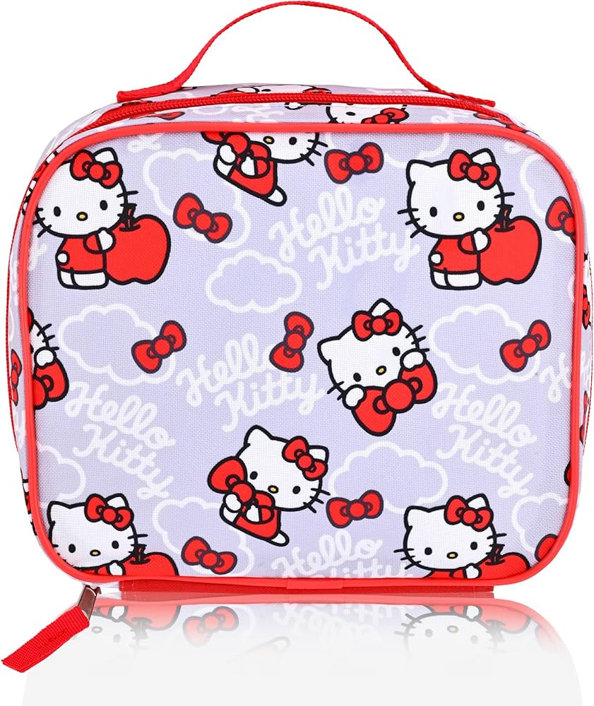 Fast Forward Sanrio Hello Kitty Lunch Box for Kids | Insulated Lunch Bag Lunch Box for Girls, Boy... | Amazon (US)