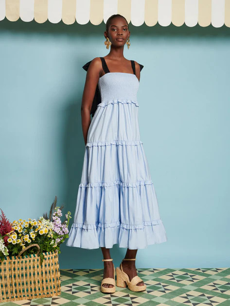 DREAM Grapefruit Bow Midi Dress | Sister Jane (UK)