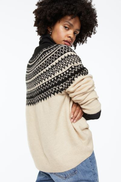Jacquard-knit Sweater | H&M (US + CA)