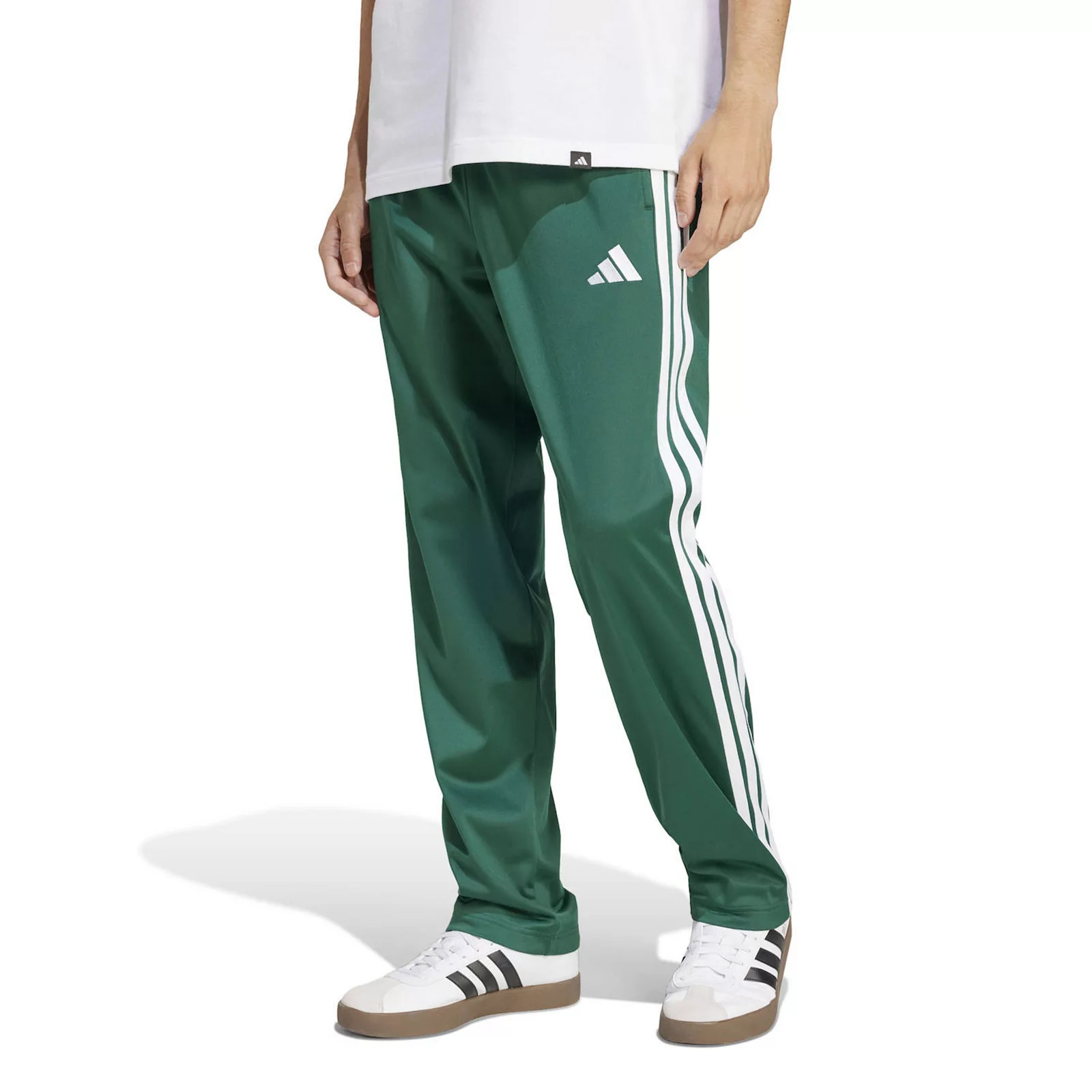 Men's adidas 3-Stripe Tricot Sportswear Track Pants, Size: Small, Collegiate Green | Kohl's