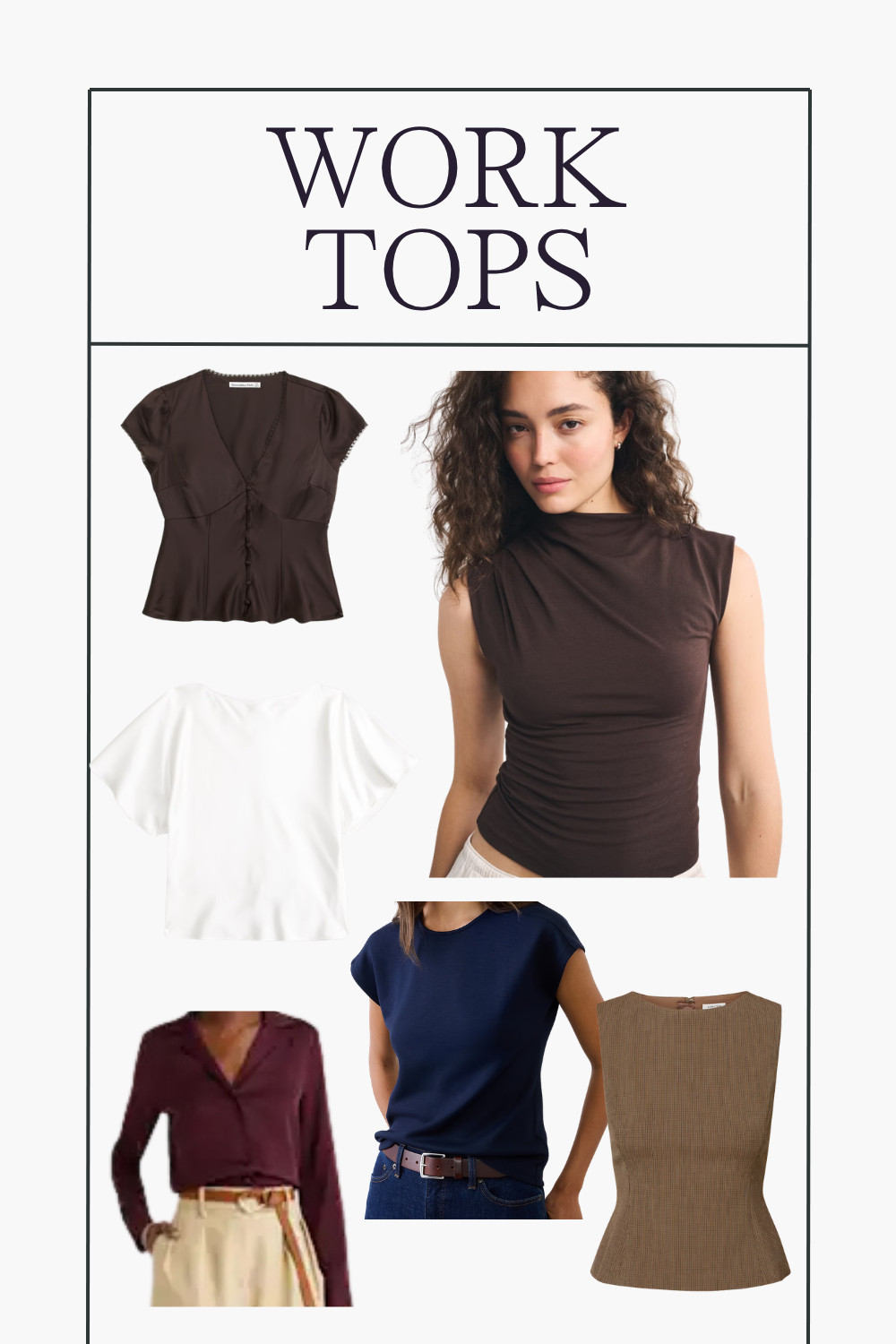 Women's workwear tops



Work tops, corporate tops, work wardrobe, office wardrobe, work appropriate tops, work blouse

#LTKootd #LTKSeasonal #LTKWorkwear