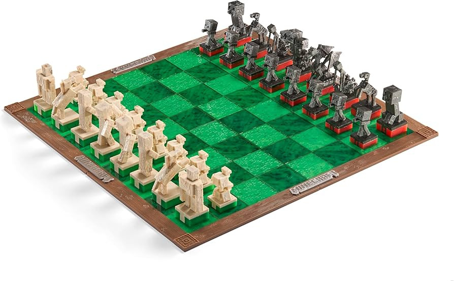 The Noble Collection Minecraft Chess Set | Amazon (US)