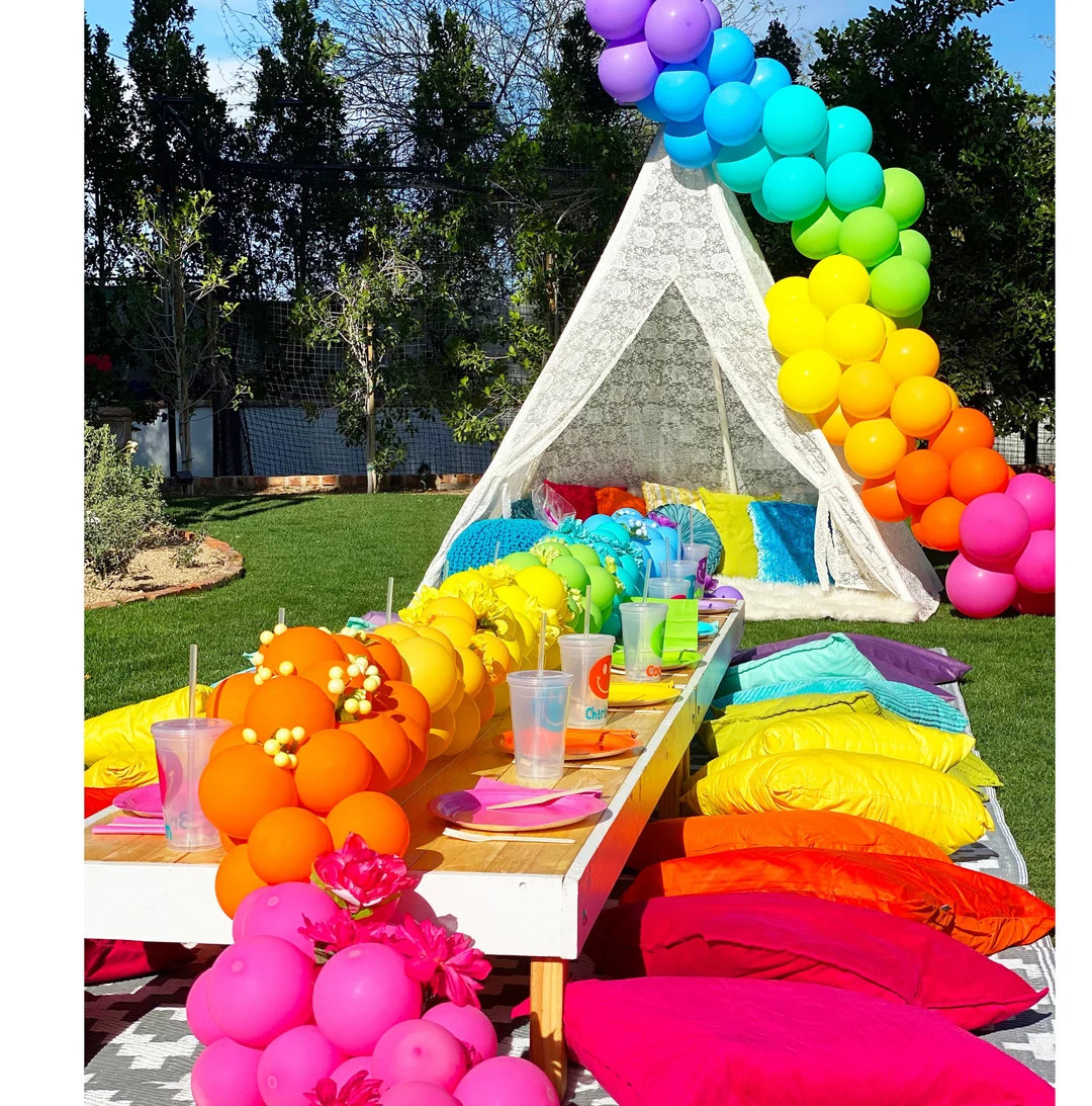 Rainbow Balloon Garland Kit Rainbow Birthday Party Rainbow - Etsy | Etsy (US)