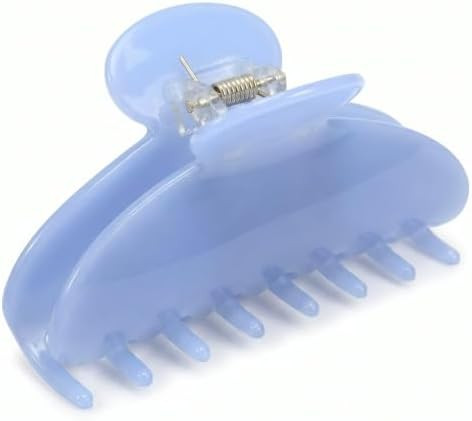 Couture Blue Claw Clip, 4 In Large Acetate Hair Clip for Women | Amazon (US)