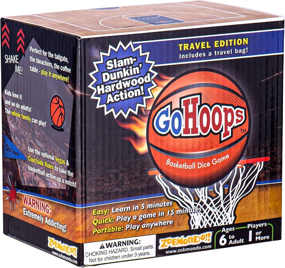 Zobmondo!! GoHoops Basketball Dice Game | for Basketball Fans, Families and Kids | Play at Home o... | Amazon (US)