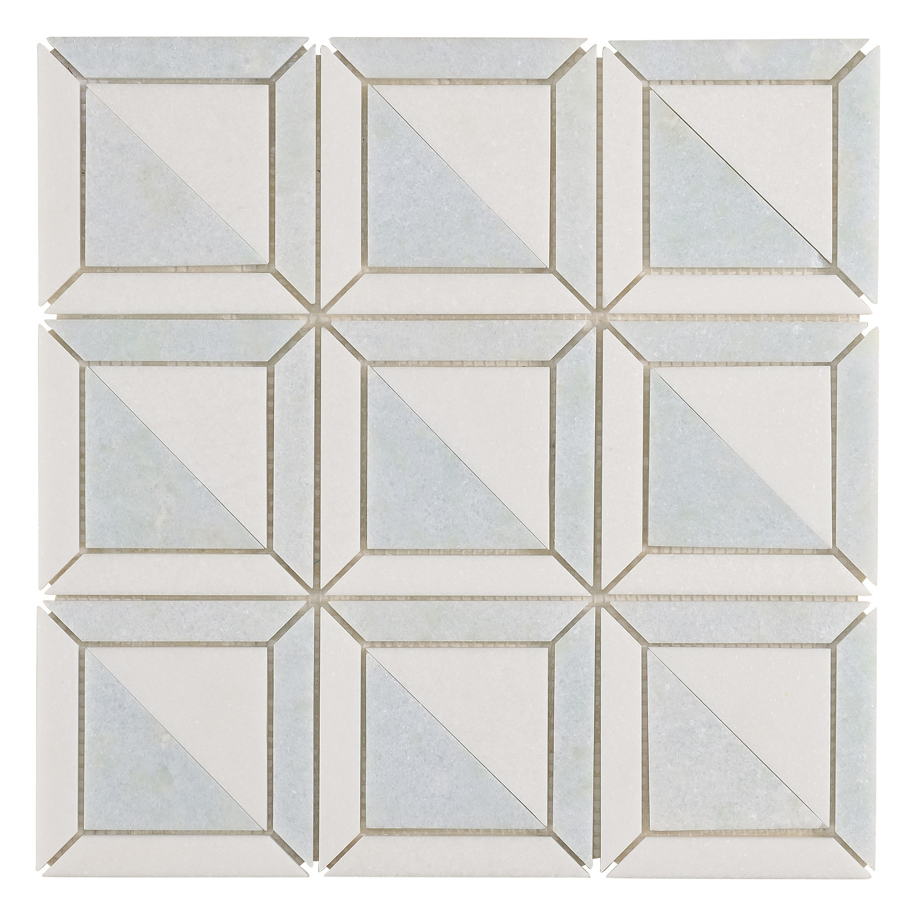 Naima Blue Stone Marble Mosaic Tile | Temple & Webster AU