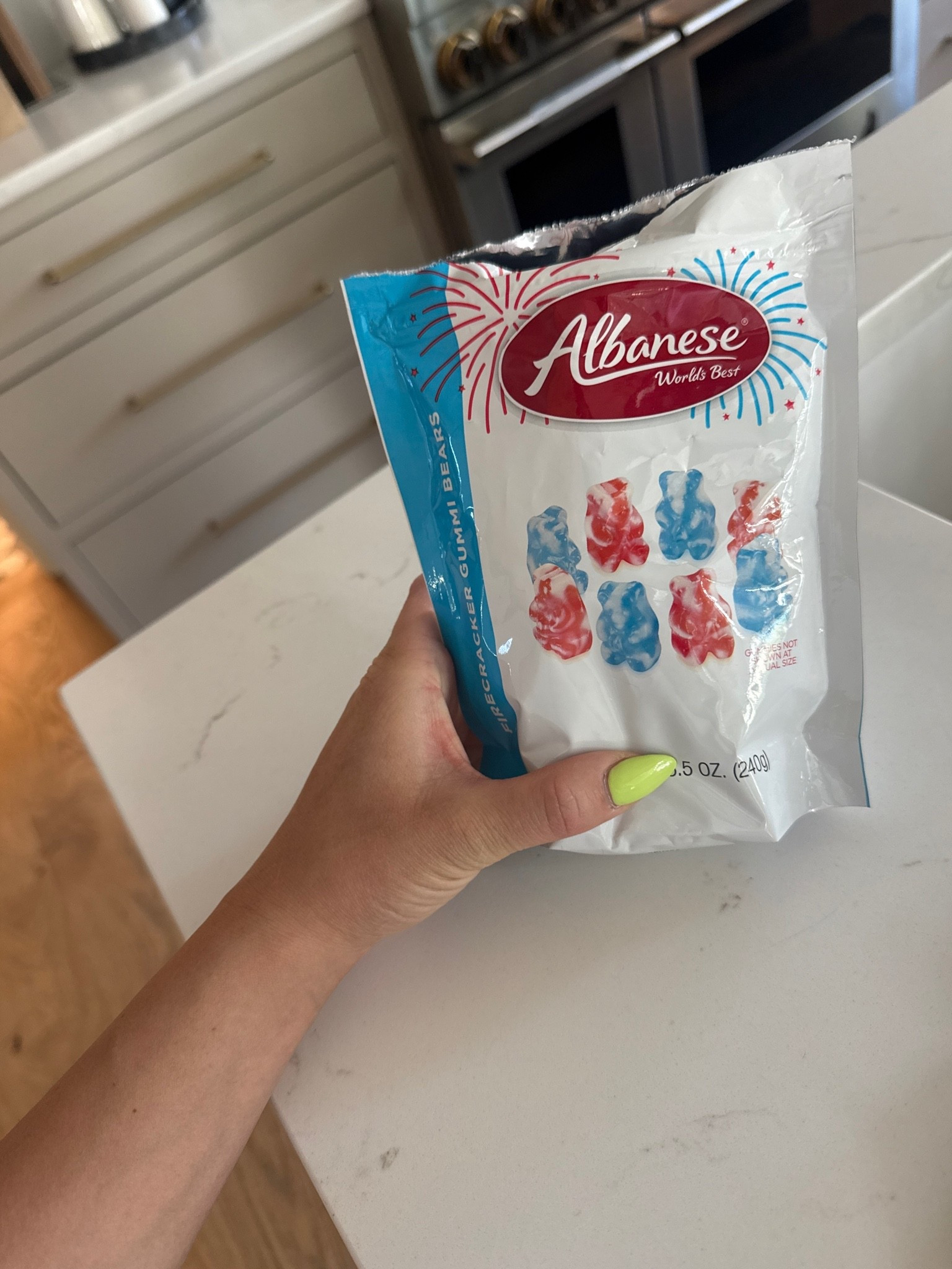 Cannot stay away from these White & Blue Firecracker Gummi Bears. So good! Fun treat for the Fourth of July.

#LTKdayinmylife #LTKSeasonal #LTKHome